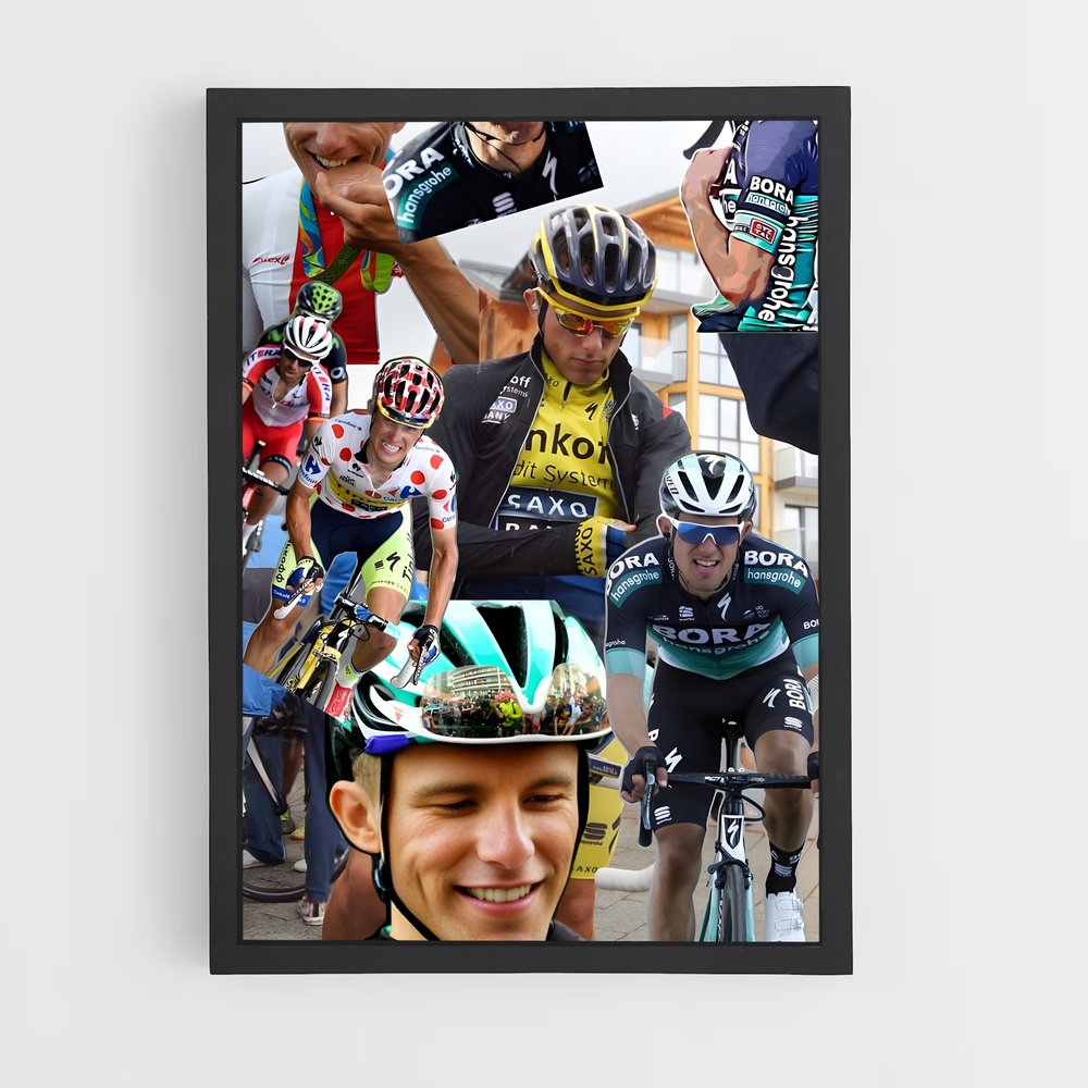 Poster La Montée Épique – affiche Cyclisme (vue 2)